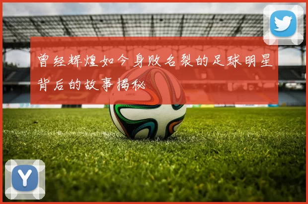 曾经辉煌如今身败名裂的足球明星背后的故事揭秘
